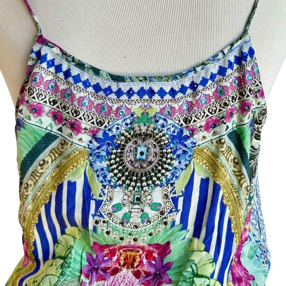 Camilla The Bahia Bliss Shoestring silk Playsuit sz M - Picture 8 of 14